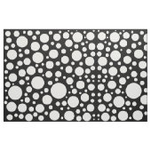 Modernes Schwarzweiss-Tupfen-Muster Stoff (Fat Quarter (45,7 x 55,9 cm))