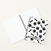 Modernes Schwarzweiß-Weiß-Papier - benutzerdefinie Notizblock (Innenseite)