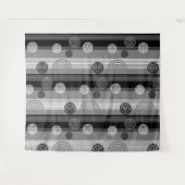 Modernes Schwarzweißdesign Wandteppich (Vorderseite (Horizontal))