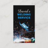 Modernes Schweißservice und Foto für die Fertigung Visitenkarte (Vorderseite)