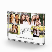 Modernes Schwestern-Foto Fotoblock (Rechts)