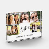 Modernes Schwestern-Foto Fotoblock (Links)