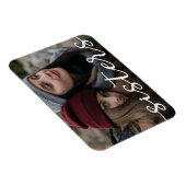 Modernes SchwesternFoto Magnet (Rechte Seite)