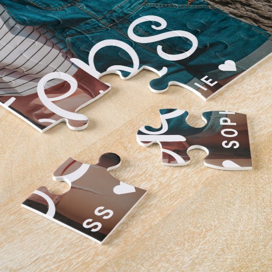 Modernes SchwesternFoto Puzzle (Seite)