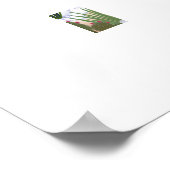 Modernes Schwimmbad Haus aus dem Mittelalter Extra Poster (Ecke)