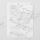 MODERNES SCRIPT 21. Geburtstag Party Schwarz-weiß Einladung (Rückseite)