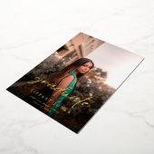 Modernes Script 2 Fotos Abschluss Ankündigung (Gedreht)