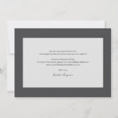 Modernes Script 2 Fotos Save The Date (Rückseite)