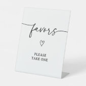 Modernes Script Baby Duwer favorisiert Schild (Vorderseite)