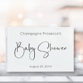 Modernes Script Baby Showbook Gästebuch