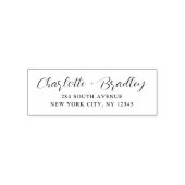 Modernes Script Berufliche Persönliche Rücksendead Permastempel (Design)