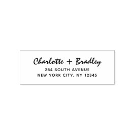 Modernes Script Berufliche Persönliche Rücksendead Permastempel