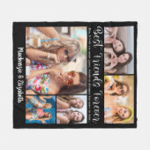 Modernes Script Best Friends Forever Sprichwort 5 Fleecedecke (Vorderseite (Horizontal))