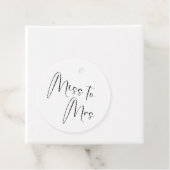 Modernes Script Brautparty Miss zu Mrs. Geschenkanhänger (Beispiel)