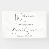Modernes Script-Brautparty Willkommen Banner (Horizontal)
