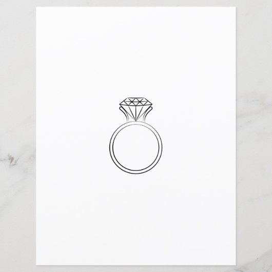 Modernes Script Brautparty Word Scramble Game (Rückseite)