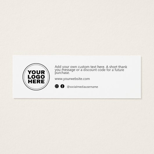 Modernes Script-Business-Logo Danke Einlegen der K