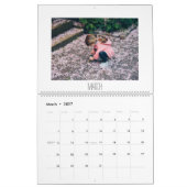 Modernes Script Calendar Family Erinnerungen Multi Kalender (Mär 2027)