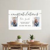 Modernes Script Calligraphy Abschluss 2 Foto Banner