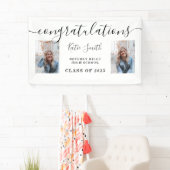 Modernes Script Calligraphy Abschluss 2 Foto Banner (Insitu)