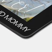 Modernes Script Custom Four Foto Vathday Schreibtischunterlage (Ecke)