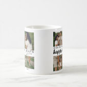 Modernes Script Family Foto Custom Christmas 2024 Kaffeetasse (Mittel)