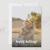 Modernes Script Family Foto Weihnachten 2024 Custo (Vorderseite)