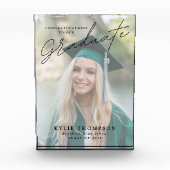 Modernes Script-Foto-Abschluss Fotoblock (Vorderseite)