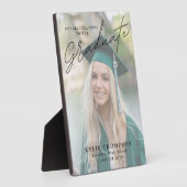 Modernes Script-Foto-Abschluss Fotoplatte (Seite)