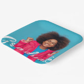 Modernes Script-Foto-Abschluss Pappteller (Gewinkelt)