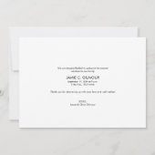 Modernes Script Foto Baby Showroom Vielen Dank Dankeskarte (Rückseite)