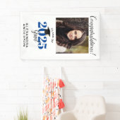 Modernes Script-Foto Blue Vertical Abschluss Banner (Insitu)