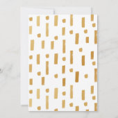 Modernes Script-Foto Elegante Hochzeit Save The Date (Rückseite)