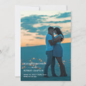 Modernes Script-Foto für Hochzeiten speichern das  Save The Date (Vorderseite)
