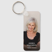 Modernes Script-Foto-Gedenkmal für das Gedächtnis Schlüsselanhänger (Vorderseite)