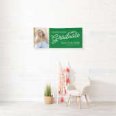 Modernes Script Foto Green Abschluss Banner (Insitu)