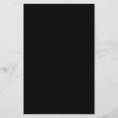 Modernes Script Foto QR Black Beruflich Business Flyer (Hinten)