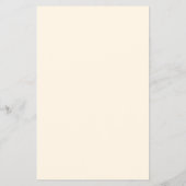 Modernes Script Foto QR Creme Beruflich Business Flyer (Hinten)