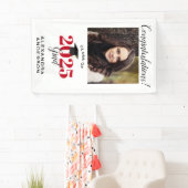 Modernes Script-Foto Rot Vertical Abschluss Banner (Insitu)