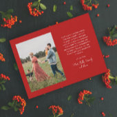 Modernes Script Frohe Weihnachten Einfaches Foto