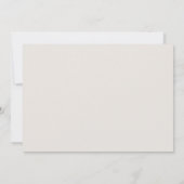 Modernes Script Gender Neutral Oh Baby Dusche Einladung (Rückseite)