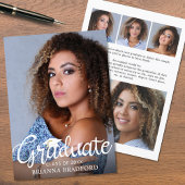 Modernes Script Graduate 5 Foto Ankündigung