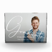 Modernes Script Graduate Foto Block (Vorderseite)