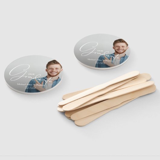 Modernes Script Graduate Foto Fächer (Non-assembled)