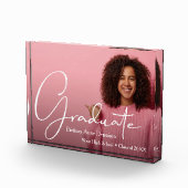 Modernes Script Graduate Fotoblock (Rechts)