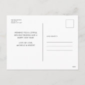 Modernes Script Happy Holidays Weihnachten Weihnac (Rückseite)