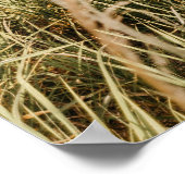 Modernes Script-Hochzeitszeichen mit Foto Poster (Ecke)