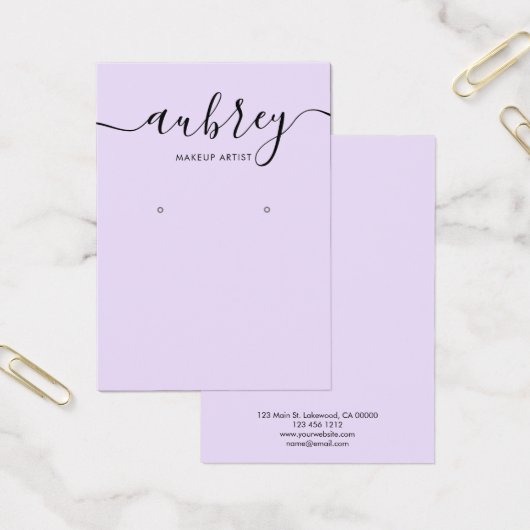 Modernes Script Light Lila (Büro)