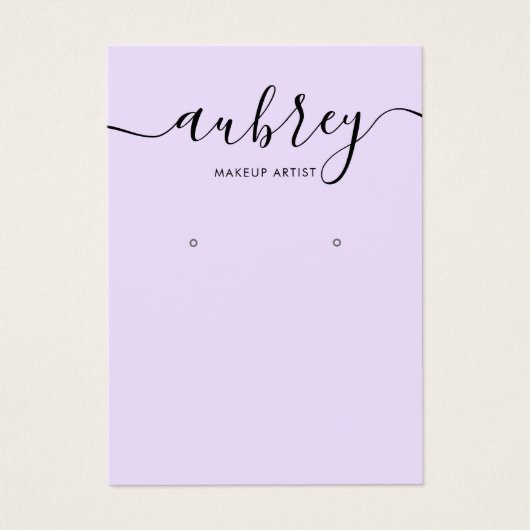 Modernes Script Light Lila (Vorderseite)