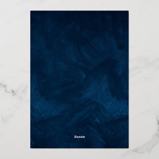 Modernes Script Light String Housewarming Party Go Folieneinladung (Rückseite)